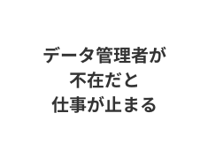 データの用意や配布に時間がとられる…